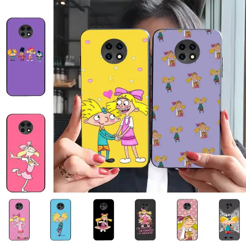 

Hey Arnold Helga cute funny cartoon Phone Case For Redmi 9 5 S2 K30pro Silicone Fundas for Redmi 8 7 7A note 5 5A Capa