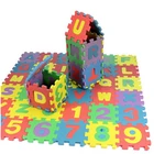 Мягкий детский коврик с цифрами, 3d пазлы, развивающие игрушки для детей, буквы алфавита из вспененного этиленвинилацетата