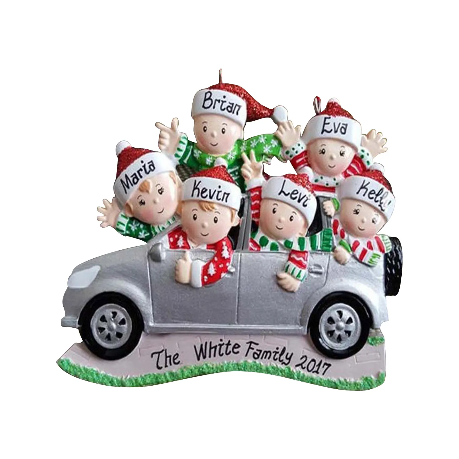 

DIY Name Blessings PVC Car Christmas Tree Hanging Pendant Cute Snowman Christmas Ornaments Cosy