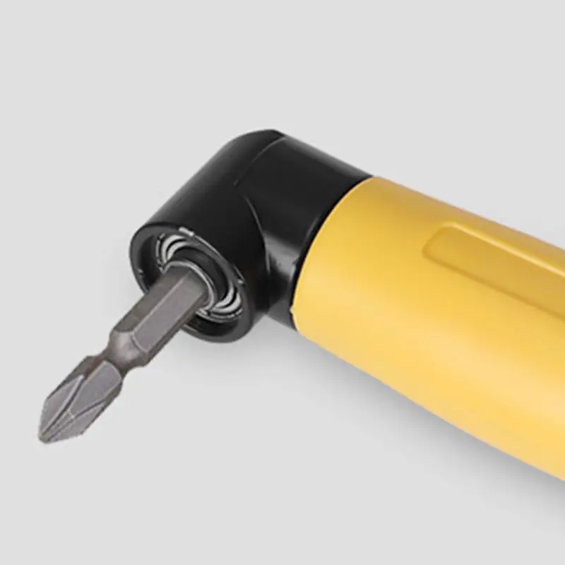 

90 Degree Right Angle Drill Chuck Universal Bit Driver Corner Electric Power Cordless Adapter Screwdriver