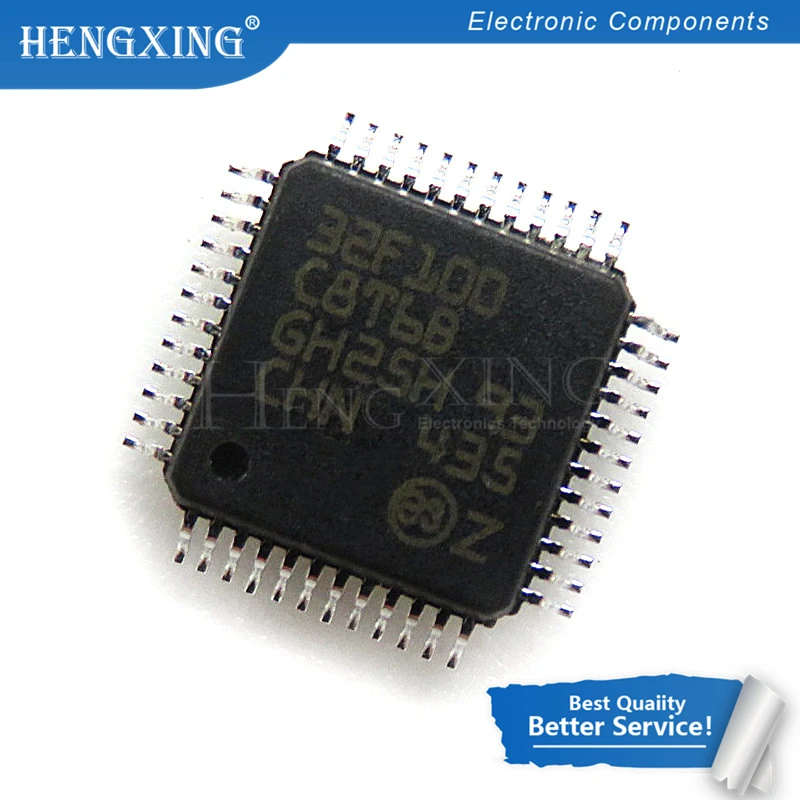 

10 шт./лот STM32F100C8T6 STM32F100C8T6B STM32F100 LQFP-48 в наличии