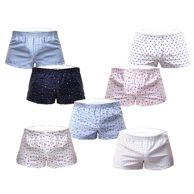 3 шт./партия Свободные трусы боксеры разных цветов с эластичным поясом удобное