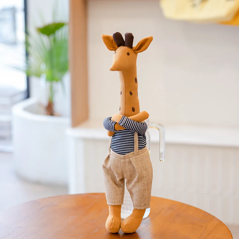 Фото Плюшевая игрушка в виде животного жирафа 40 см | Игрушки и хобби