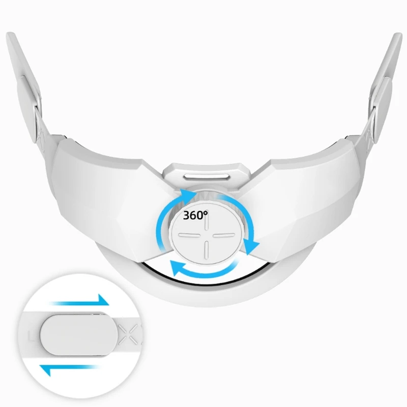 

Head Strap for -Oculus Quest 2 VR Headset Comfortable Headband Non-slip Head Strap Increase Virtual 95AF