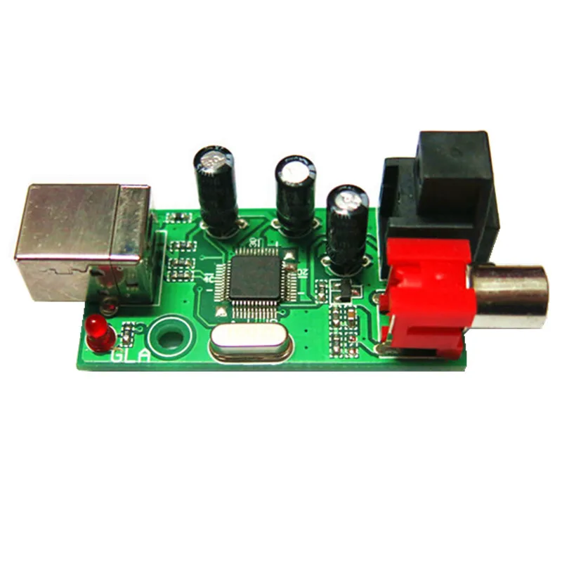 Внешняя USB чистая цифровая волоконная Коаксиальная звуковая карта с кабелем SPDIF