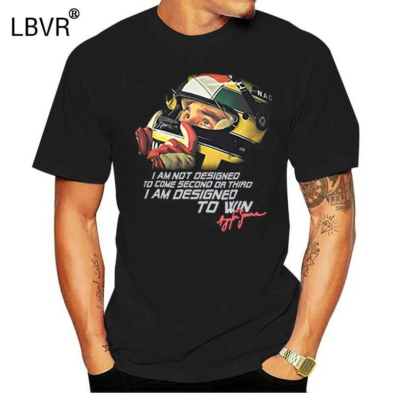 Ayrton Senna Шлем Футболка летние рубашки с коротким рукавом Топы S ~ 3Xl большой размер