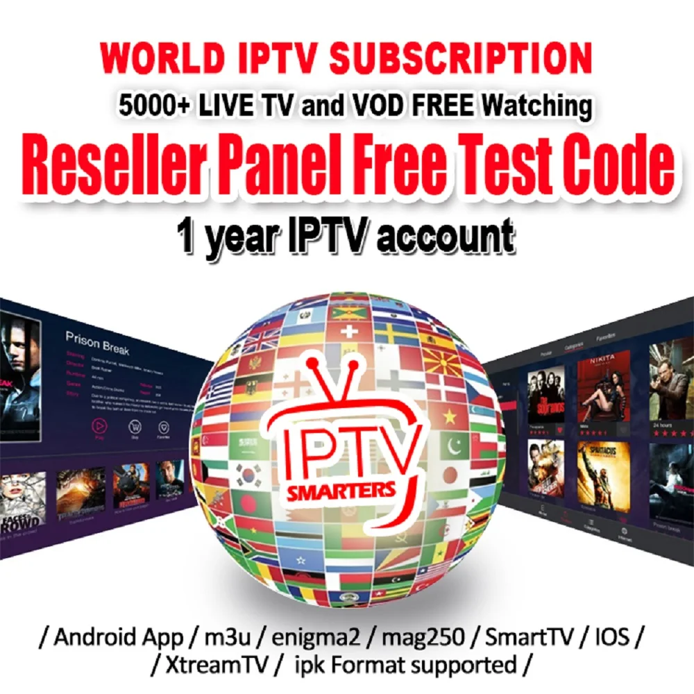 10 шт. Код IP tv World 1 год подписка реселлер панель французский арабский Германия Испания быть Европа США Канада IP tv Norway M3U Smart tv