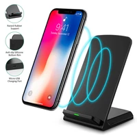 wireless charger stand for iphone 12 pro x xs 8 xr for samsung a52 a72 s21 ultra fast wireless charging station phone charger