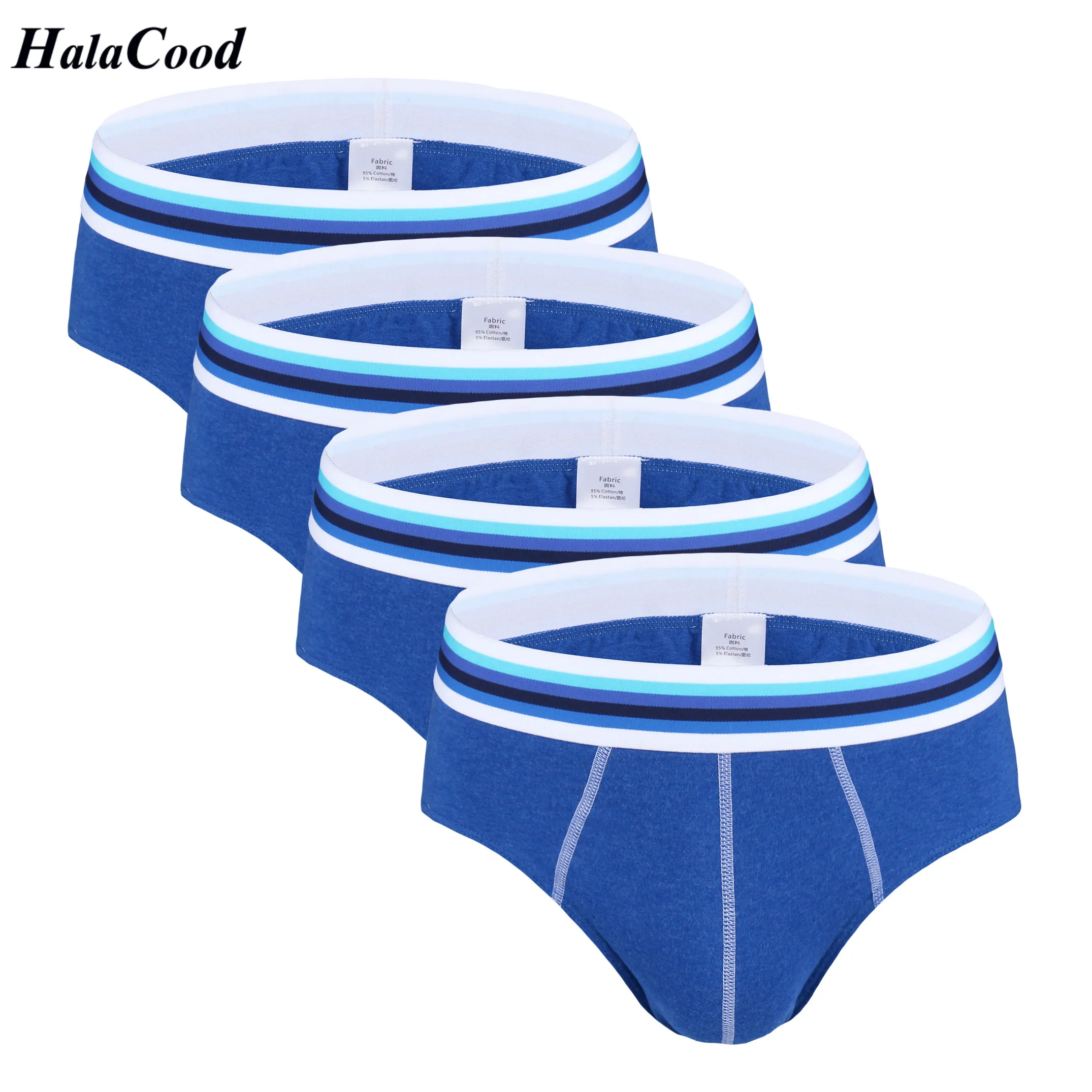 

Трусы мужские хлопковые, 4 шт./лот, с U-образным вырезом