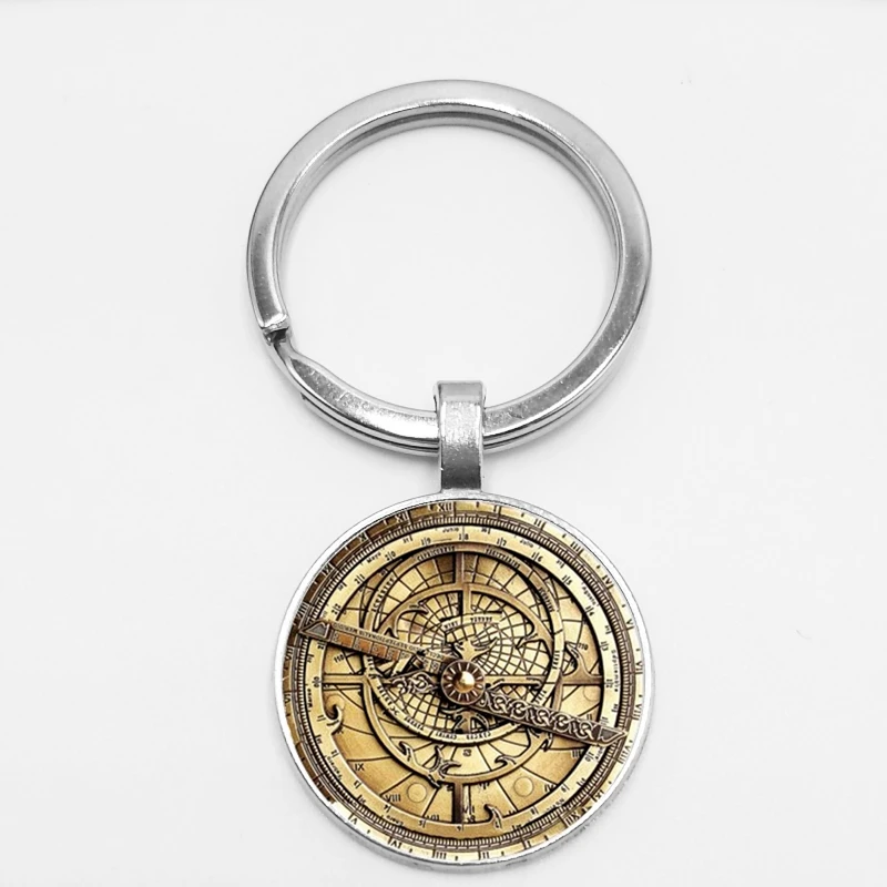 Стимпанк тяжести водопад тайны Билл Шифр колеса Стекло кольцо для ключей Для