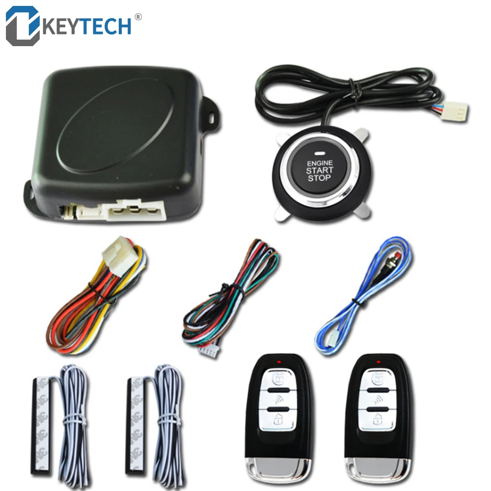 Система запуска двигателя OkeyTech система сигнализации без ключа кнопка