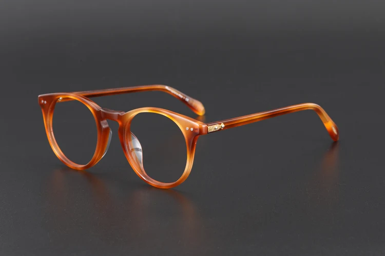 amber frame Винтажные оптические круглые очки, оправа для женщин и мужчин, очки OV5256 Sir O 'malley, оправа для очков для женщин, компьютерные очки - Цвет оправы: amber frame