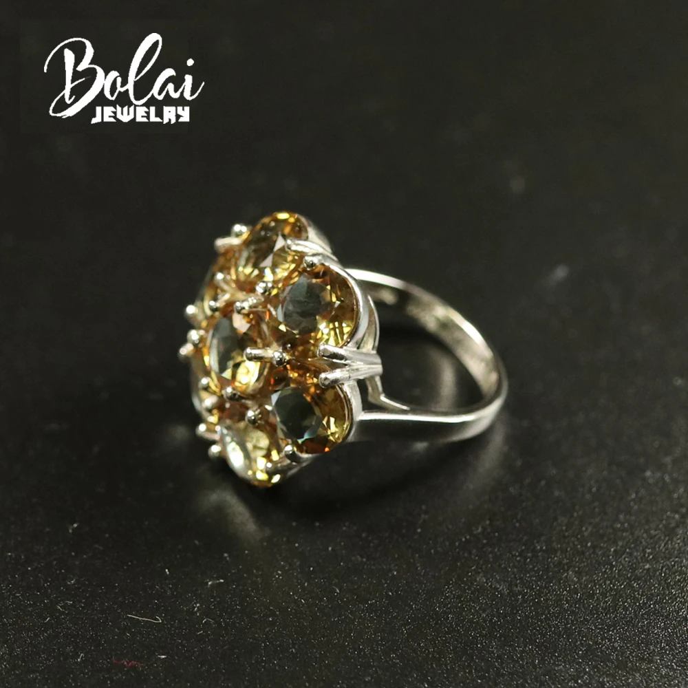 14ct кольцо из зултанита с большим цветком, ювелирные изделия из серебра 925 пробы для женщин, вечерние ювелирные изделия bolai