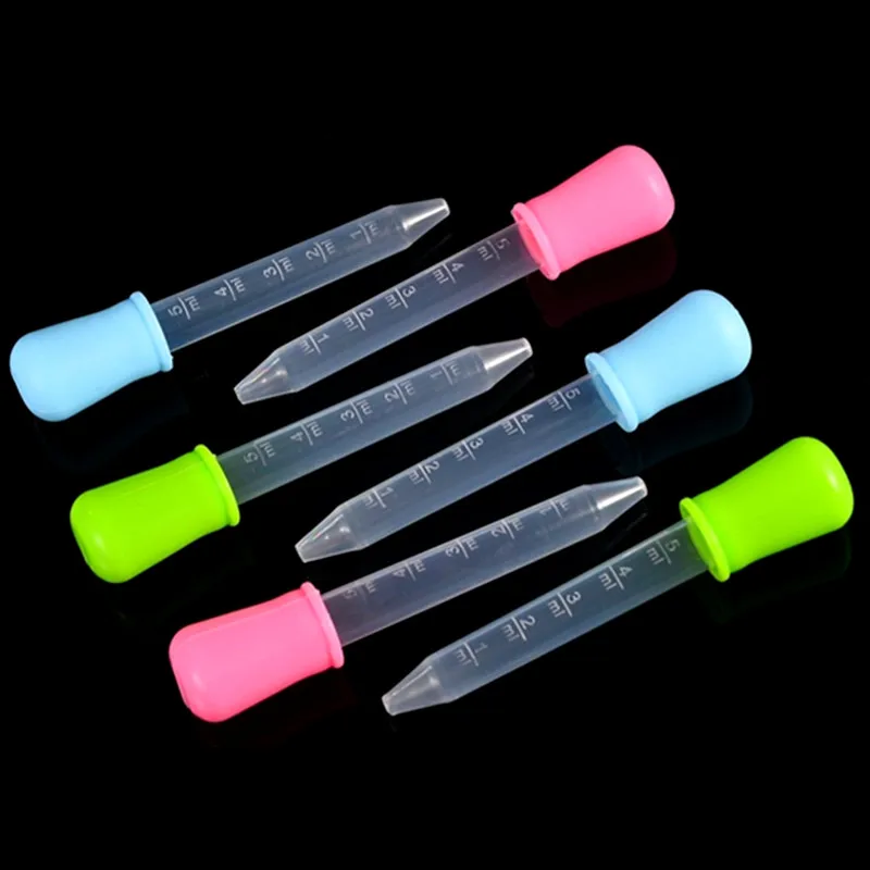 5 мл маленькие силиконовые Пластик пипеткой подачи жидкости медицины глаз Ушная