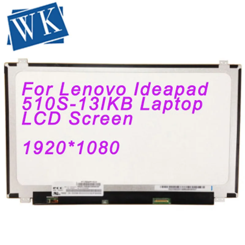 Ips экран для ноутбука lenovo Ideapad 510S-13IKB ЖК-дисплей светодиодной панели Матрица 13 3