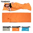 TOMSHOO 70*210 см Новый портативный легкий спальный мешок, деловое одеяло, для путешествий, кемпинга, походов, подкладка, ленивый мешок