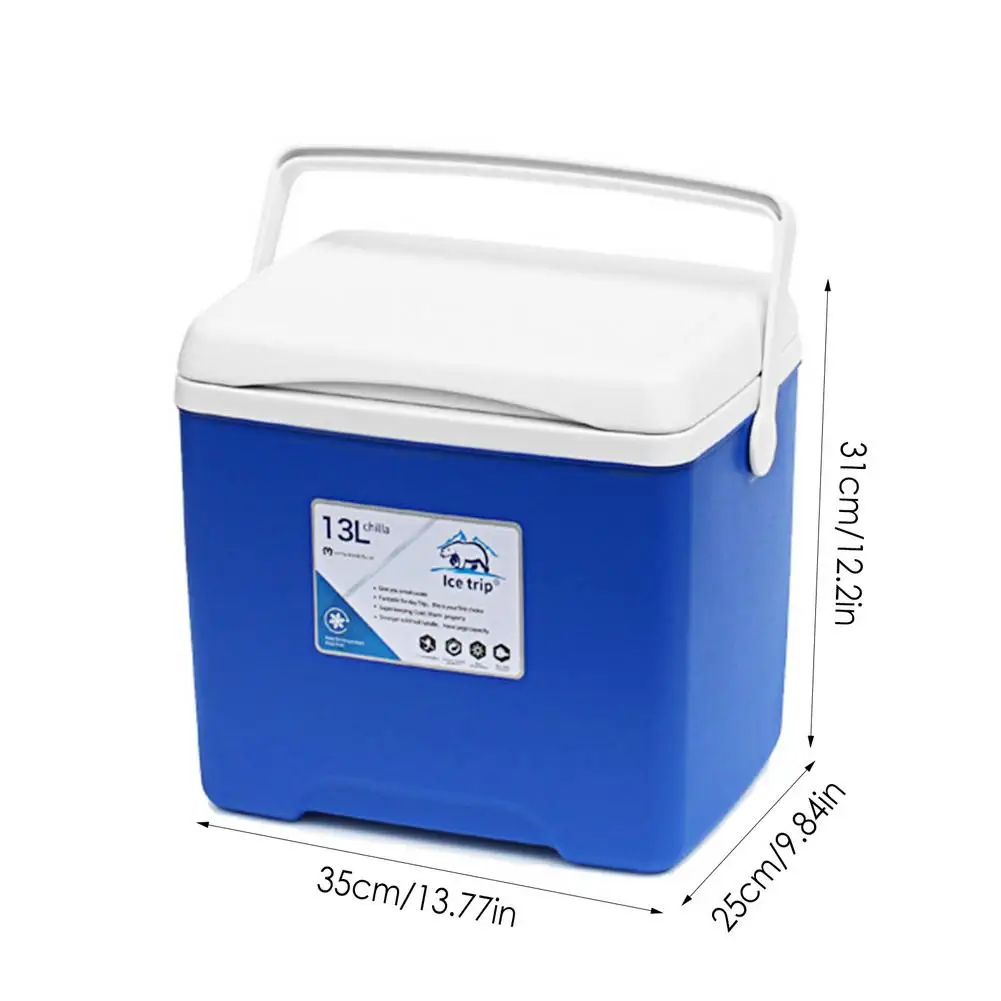 

13L Outdoor Incubator Portable Food Storage Box Car Cold Ice Fishing Box Cooler Mini Fridge for Home Camping Traveling Pesca