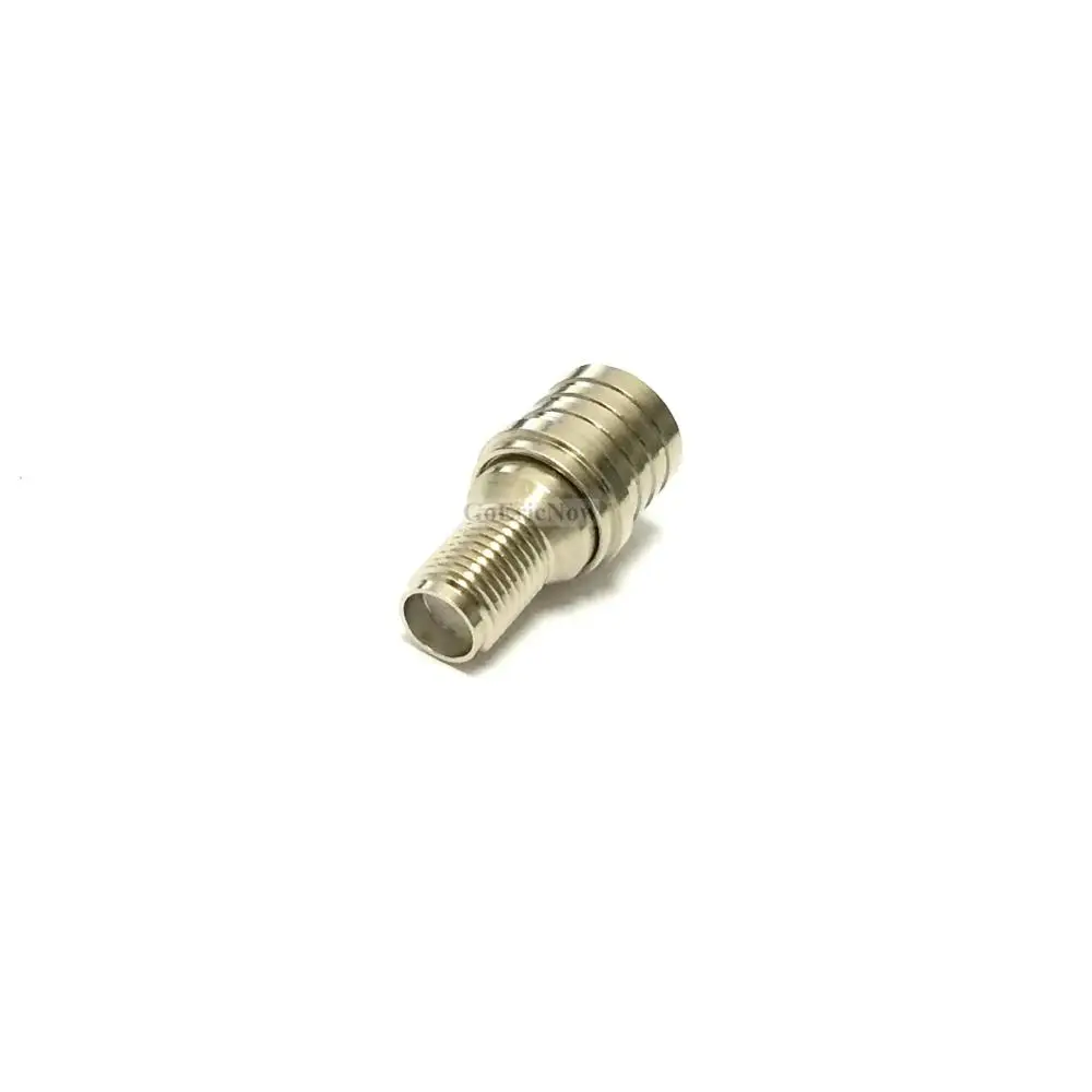 10 шт. РЧ коаксиальный Nickplated 50 Ом RP SMA/SMA типа Мама к QMA Мужской разъем