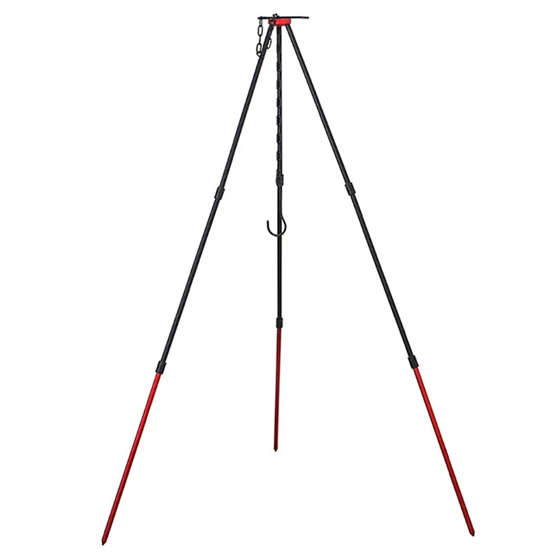 

Hot ShineTrip Camping Stove Tripod Portable Outdoor Cooking Tripod with Adjustable Hanging Chain for Barbecue/Picnic/Camping Coo
