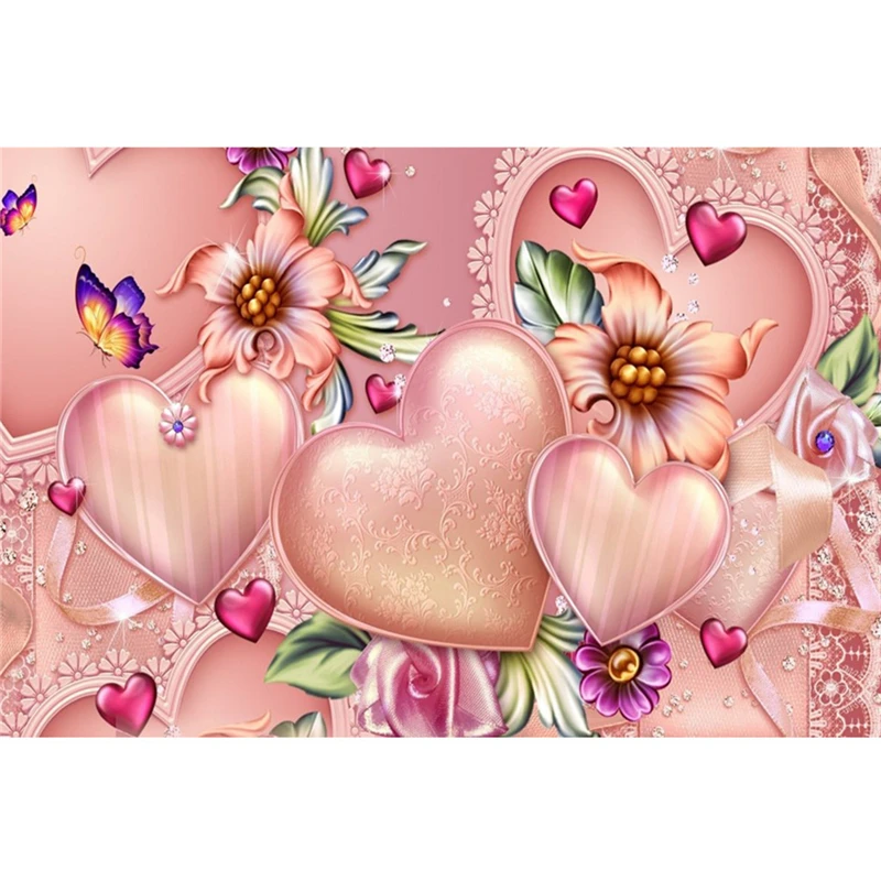 

Love Flowers Diy Diamond Embroidery Modern Wall Art Diamond Painting Family Home Decoration for Christmas Gift