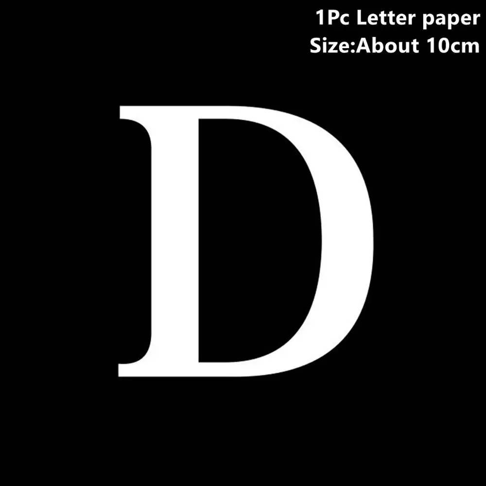 Paper Letter D Taoup детская прозрачная коробка для хранения воздушных шаров с днем рождения принадлежности для детского душа сувениры бумажная картонная коробка подарочная упаковка - Цвет: Paper Letter D