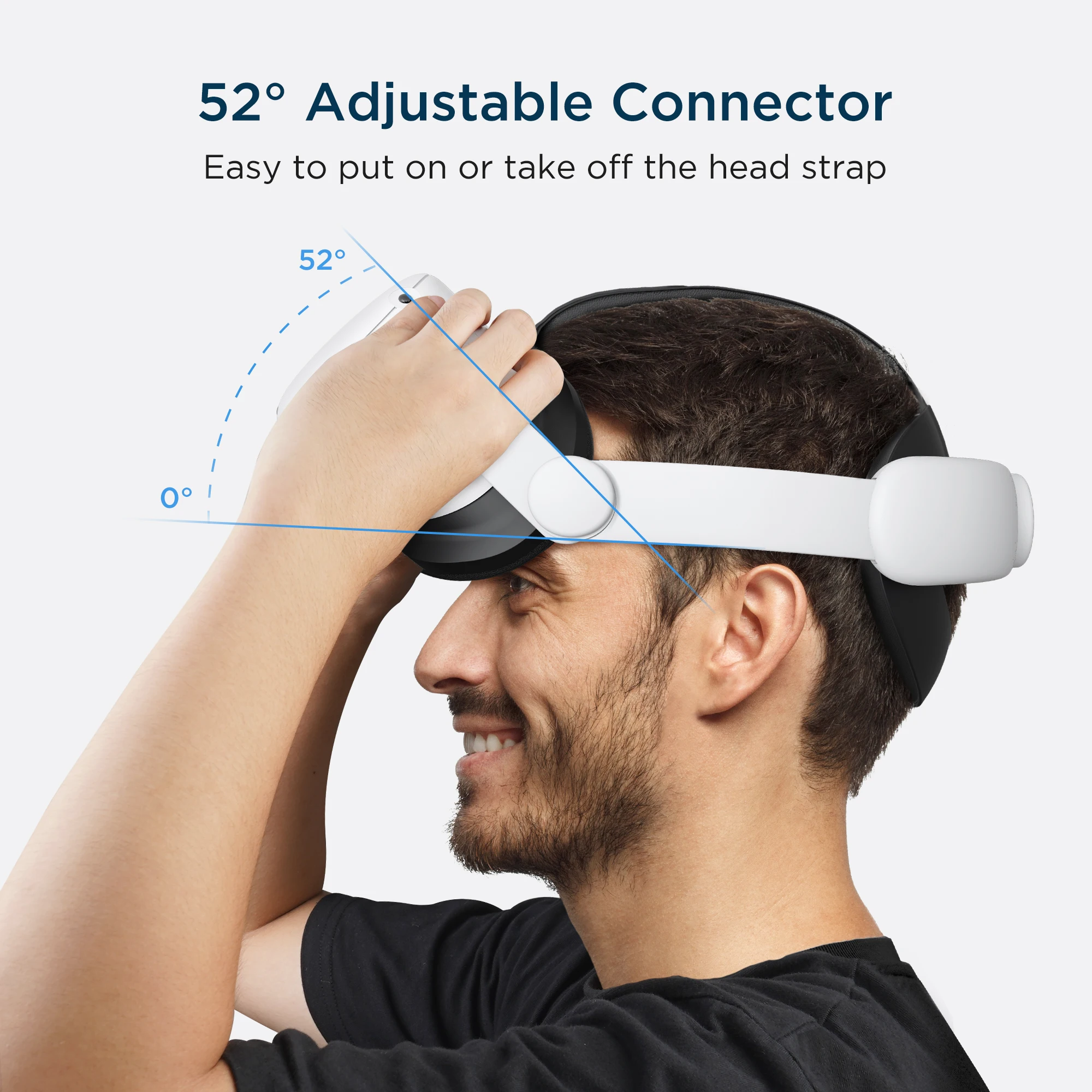 KIWI design Модернизированный Элитный ремешок для Oculus Quest 2 Halo Strap улучшенной поддержки