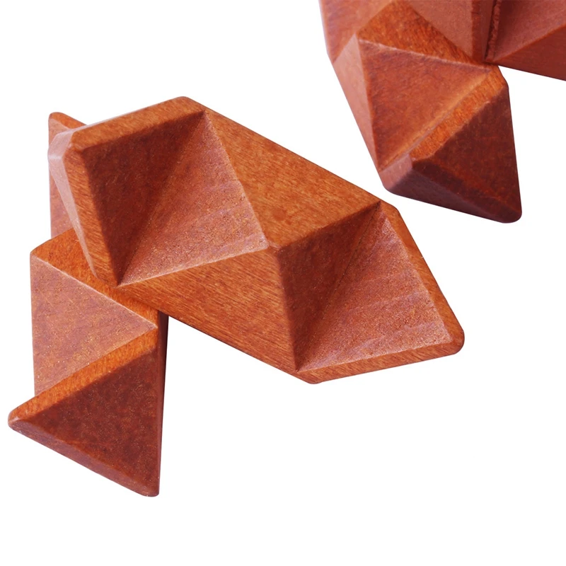 

Beech Wooden Box Luban Lock Nine Serial High Difficulty Puzzle Children Unzip Kong Ming Lock Toy