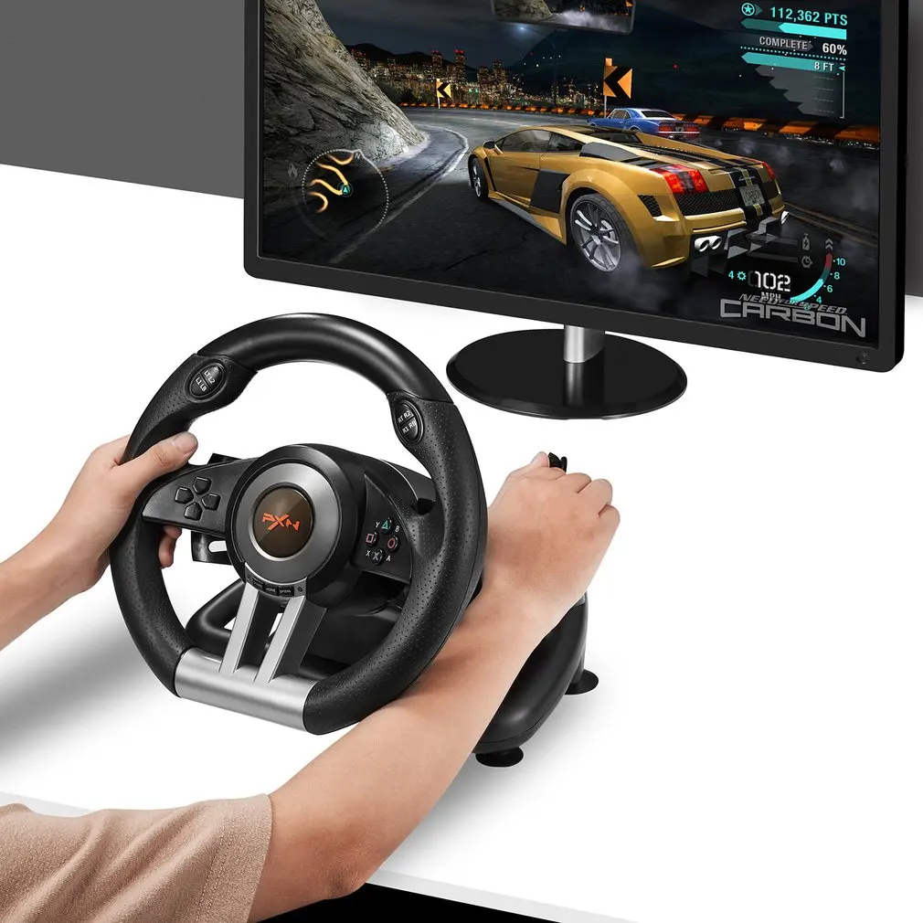 PXN V3II гоночная игра рулевое колесо с тормозом педаль для