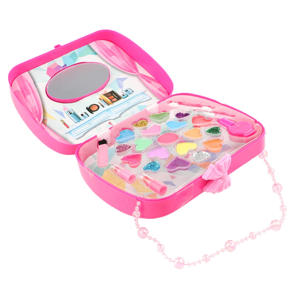 

Fun Makeup Jewelry Box Girl Pretend Toy Cosmetics Costume Lipstick Eyeshadow