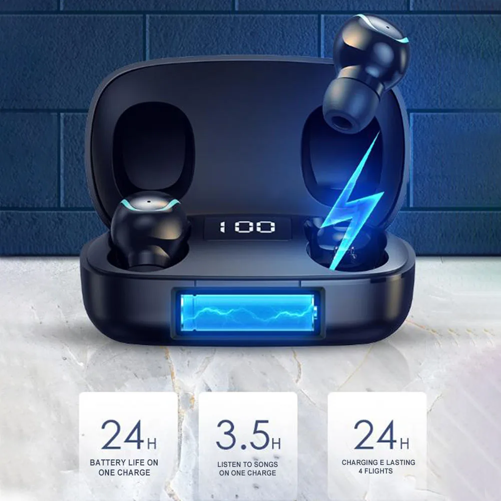 Беспроводные наушники-вкладыши с поддержкой Bluetooth 5 0 и сенсорным управлением |