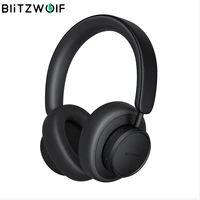 blitzwolf bw anc5 active noise cancelling headphones earphone bluetooth compatible headphone hifi stereo bass headset soundcore