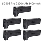 Оригинальный аккумулятор для SG906 Pro GPS 7,4 в 2800 мАч7,6 В 3400 мАч, литий-полимерный аккумулятор, аксессуары для Дронов SG906Pro