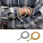 EDC 108 Будда бусины открытый самооборона плетка тактический EDC ручной браслет ожерелье стальная цепь товары для личной защиты