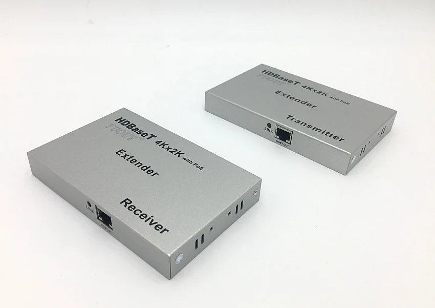 Удлинитель YUOUT 4K HDBaseT 100 м по cat5e/6 3D 4k x 2k Ethernet hdmi удлинитель IR control RS232 с POE |