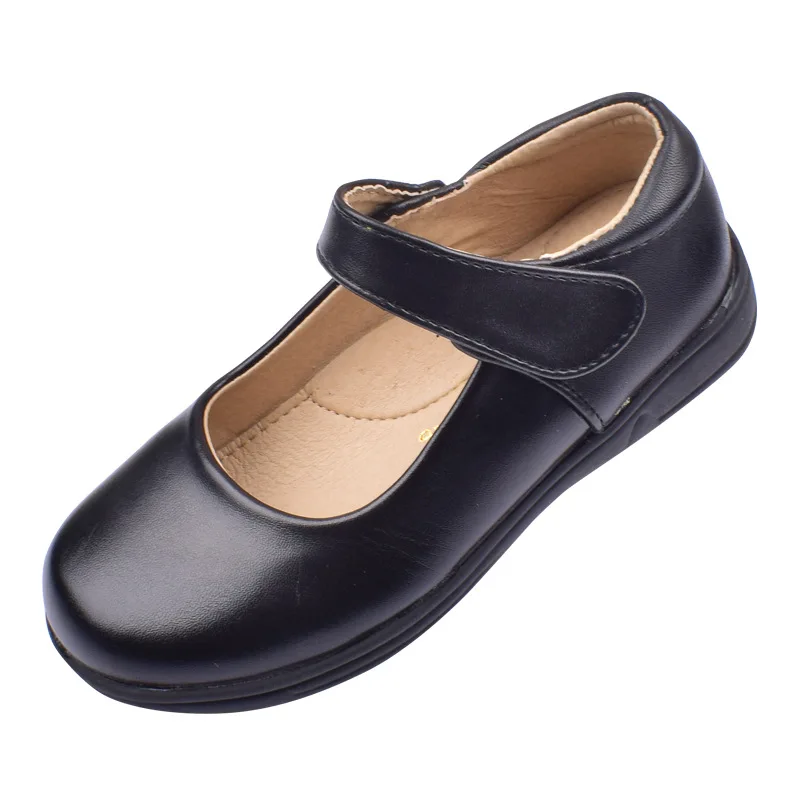 

Туфли детские для школьников и студентов, модная обувь на плоской подошве для девочек, черные танцевальные шоу в классическом английском ст...