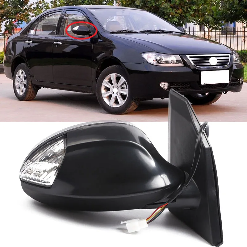 

Yasong For Lifan 620 2008-2015 Auto Outer Rearview Mirror Side Rear View Mirror Reverse Mirror with LED Turn Signal Light