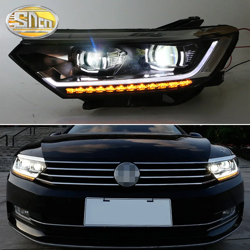 Автомобильный Стайлинг для VW Passat B8 фары 2017 2018 2019 новый passat b8 фара все светодиодный