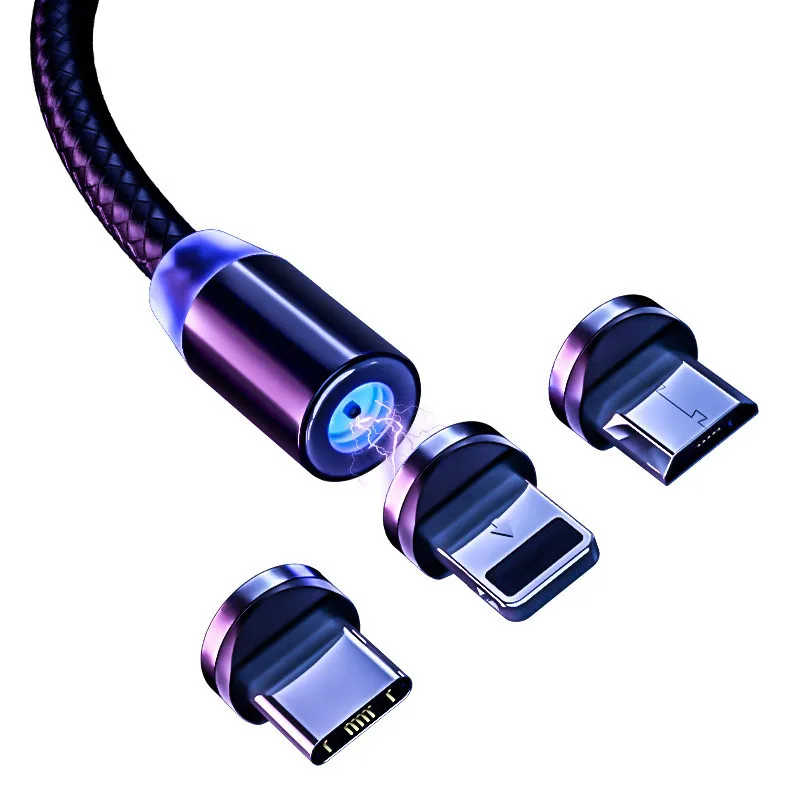 Кабель Micro USB Bozhu 1mMagnetic для iPhone Samsung кабель быстрой зарядки и передачи данных