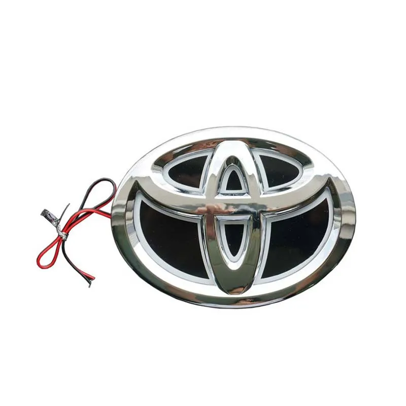 5D автомобильная светодиодная эмблема светильник Toyota Yaris Rav4 Crown Highlander CHR Camry Prius Reiz