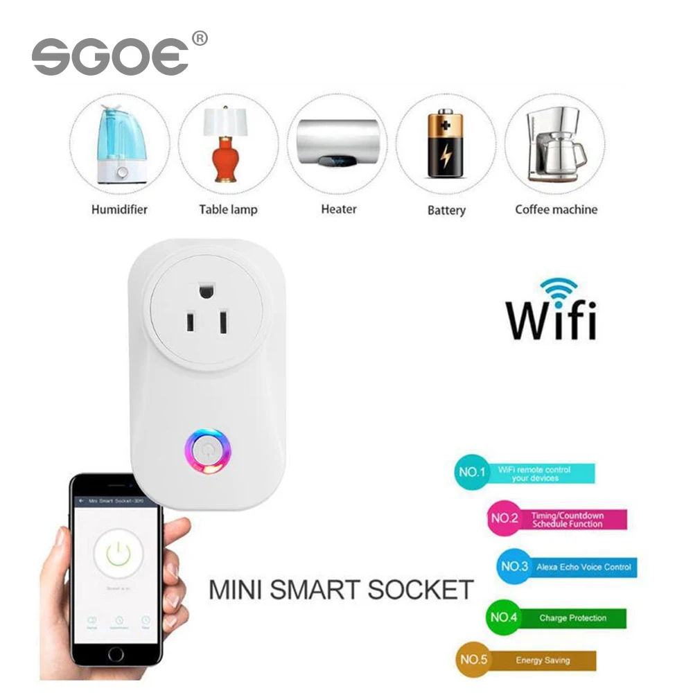 Tuya smart Plug Wi Fi Мощность розетка life переключатель Беспроводной приложение