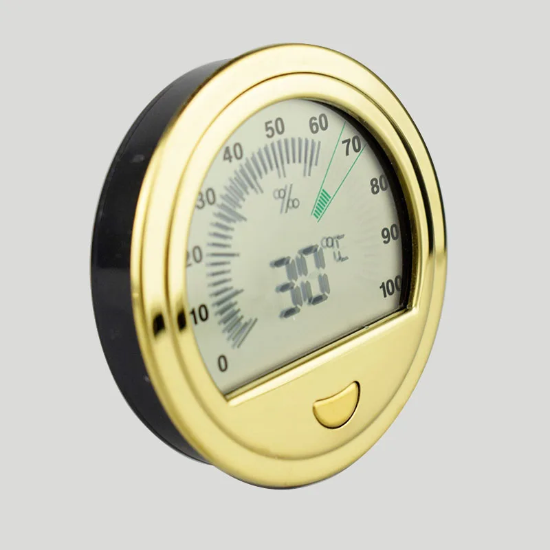 Мини гигрометр для сигары круглый цифровой гигрометр|hygrometer digital|hygrometer cigarhygrometer