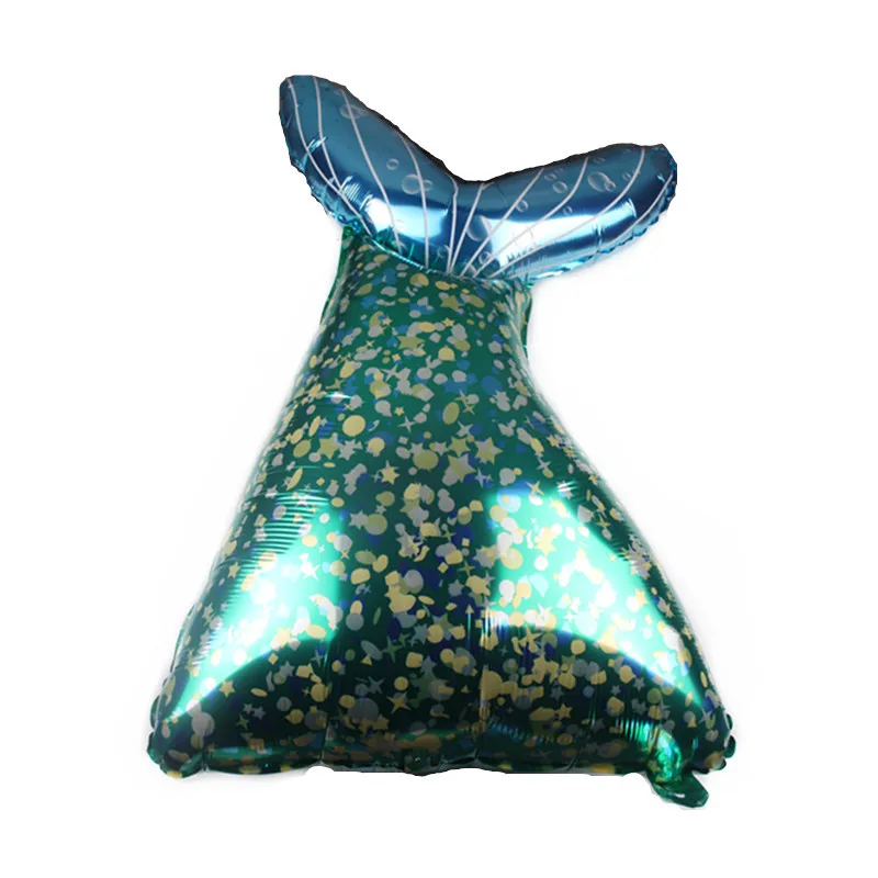 Новые воздушные шары из фольги с хвостом русалки мультфильма вечерние в джунглях