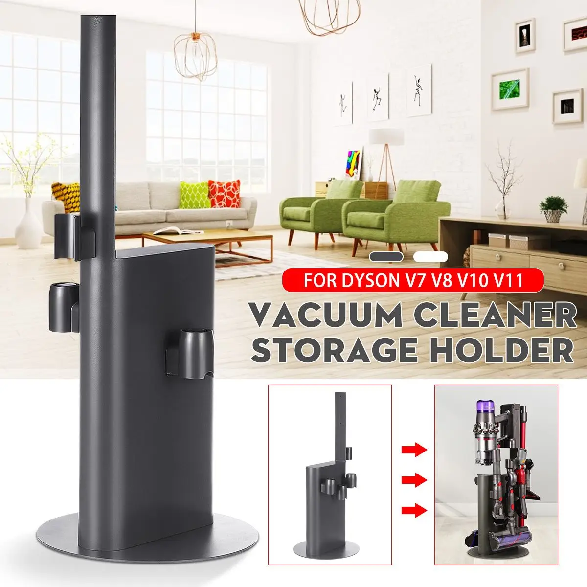 Для Dyson V7 V8 V10 V11 палка пылесос напольная подставка Домашний Органайзер аксессуары