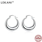 Серьги-клипсы женские, серебристого цвета, в форме полумесяца