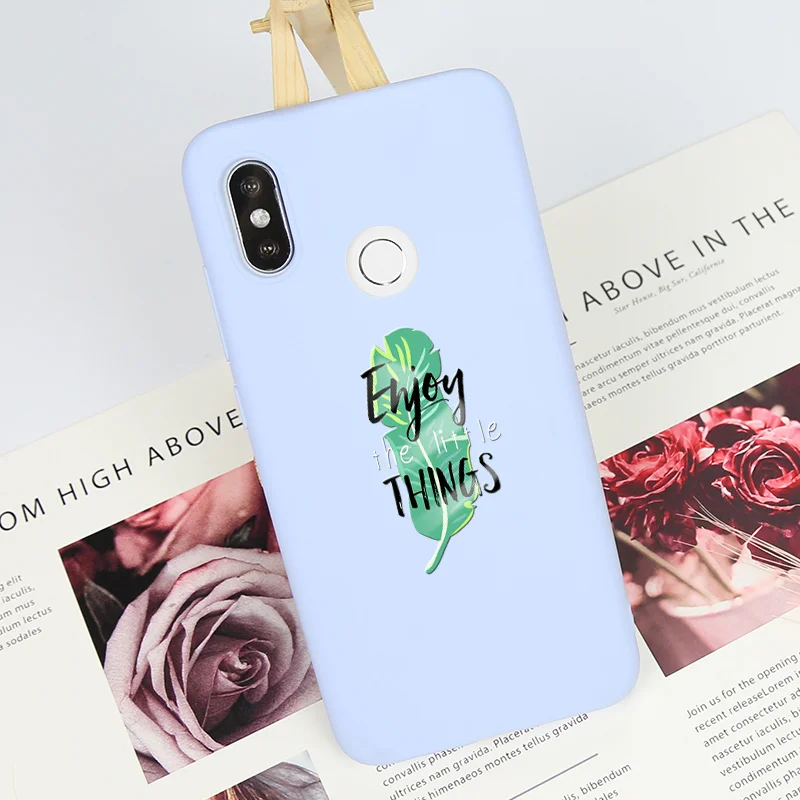 Матовый зеленый фиолетовый розовый чехол для Xiao mi Red Note 8T 7 6 5 силиконовый 6A Pro 5A 7A