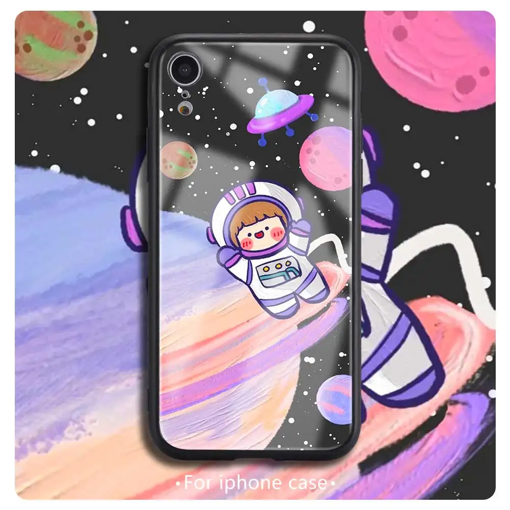 Чехол из закаленного стекла для iPhone 11 Pro MAX XR X XS Max 7 8 6S 6 чехол Xr