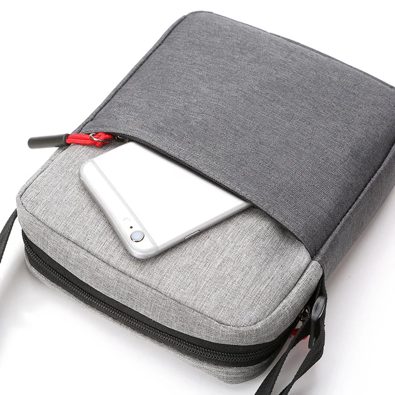 Модная прочная Мужская водонепроницаемая сумка через плечо портативные карманы