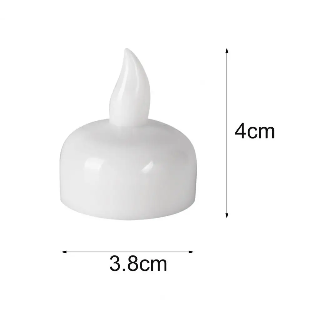 

12Pcs/Set Flameless Candle Floating Battery Operated Multi-color Smokeless Tea Light Candle Home Accessories Decoration Supplies