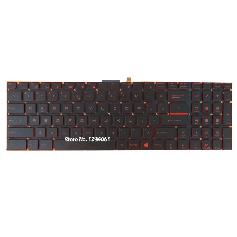 New Red Backlit Keyboard For MSI GL62M GL62MVR GL62VR GL63 GL72M GL72V GL73 GV62 GV62VR GV72 GV72VR Series Laptop US English | Компьютеры