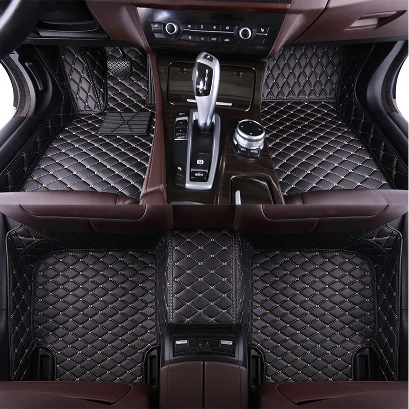 

Custom Car Leather Floor Mats for MG All Models MG3 MG5 MG6 MG7 EZS HS RX5 Anti-dirty Auto Foot Pad Carpet